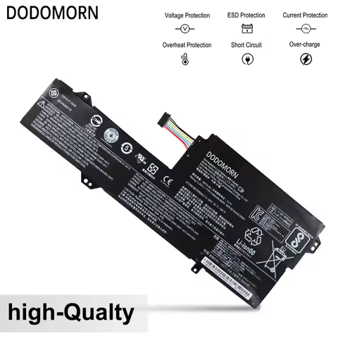 DODOMORN Laptop Battery For Lenovo IdeaPad 320S-13IKB For Xiaoxin 7000-13 For Yoga 720-12 330-11IGM 