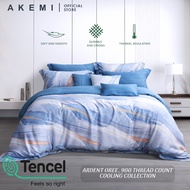 AKEMI 900TC TENCEL™ Lyocell Ardent Oree (Fitted Sheet Set | Quilt Cover Set | Bedsheet)