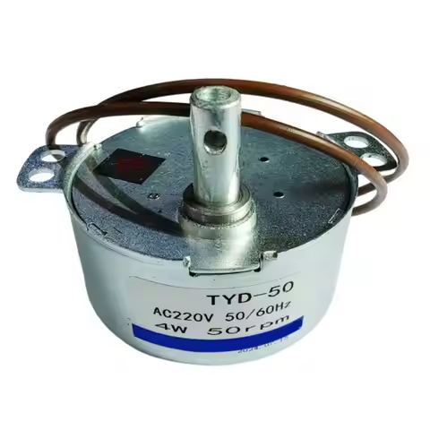 J6PE TYD-50 Small Synchronous Geared Motor 50RPM 4W 220V-240V CW/CCW Electric Fan