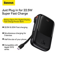 Baseus 20W Digital Display Fast Charge PowerBank 10000/20000mAh Compatible With iPhone 13 12 Pro Max