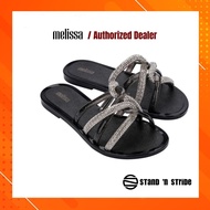 Melissa Shinny Black/Silver Slippers I Mall Store I Rob***