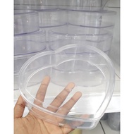 HS Heart Plastic container (18.5cm x 16cm x 5cm)