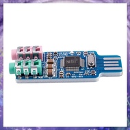 (KWIN) Free driver USB Sound Card CM108 USB Sound Card Chip Blue