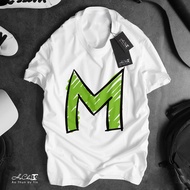 Letter T-Shirt - M - HoCha89 - High Quality Chain Collar Sewing (Real Picture)