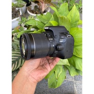 CANON 200D KIT 18-55 IS STM SECOND BEKAS SIAP PAKAI WIFI DAN LCD