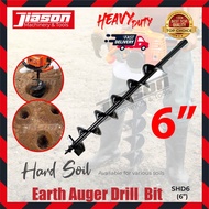 6" Earth Auger Drill Bit