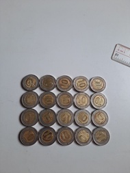 香港:洋紫荊:(10元硬幣):全部1994年:(風水錢):可散買10個:共20個