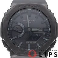 CasioG G-SHOCK MR-G 全金屬 2100 系列G-SHOCK MR-G GM-B2100BD-1AJF，附盒、保固卡，不鏽鋼材質，男士腕錶，黑色，拋光處理，成色極佳 [二手]