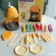 Children Color Mud Simulation Noodle Maker Ice Cream Plasticine Handmade Clay Toys Ice Cream Cake Kitchen Toys
