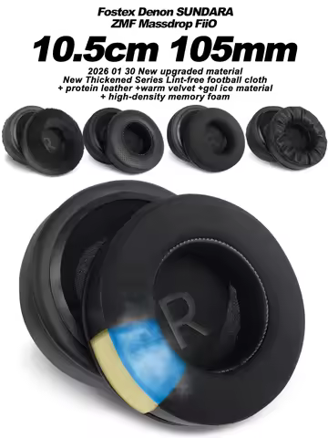 Earphones 10.5CM 105mm For Fostex TH-600 TH-900 Denon AH-D2000 ZMF FiiO SUNDARA Thickened Replacemen
