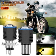 OKCATZONE H6 BA20D H4 Motorcycle LED Headlight Bulb Spotlight Motos Accessories Hi Lo Lamp Fog Light