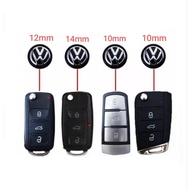 VW VOLKSWAGEN CAR KEY FOB REMOTE BADGE LOGO EMBLEM STICKER GOLF POLO CC PASSAT