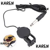 KARENGOODS Piezo Violin Pickup​, 1/4 Inch Plug​ Musical Performance ​Clip-On Pickup, Professional ​I