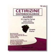 ALLERJEC CETIRIZINE DIHYDROCHLORIDE 2.5MG/ML SYRUP