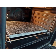 Baking Tray Size 30 39cm. (Black With White Dots) Helps To Distribute The Temperature In The Oven Pe