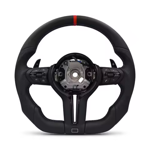 Flat Bottom M Sport Steering Wheel for BMW F01 F06 F10 F11 F12 F20 F21 F22 F25 F26 F30 F31 F32 F33 F
