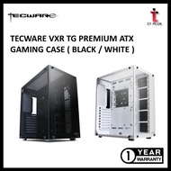 TECWARE VXR TG PREMIUM ATX GAMING CASE ( BLACK / WHITE )
