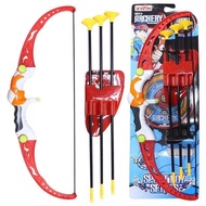 Pretend Play Bow and Arrow Set with 3pcs Arrow with Stiky Head Kids Toys