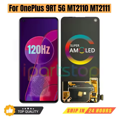 iParts Replacement Screen for OnePlus 9RT 5G 9 RT MT2110 MT2111 120Hz AMOLED Display Touch Digitizer