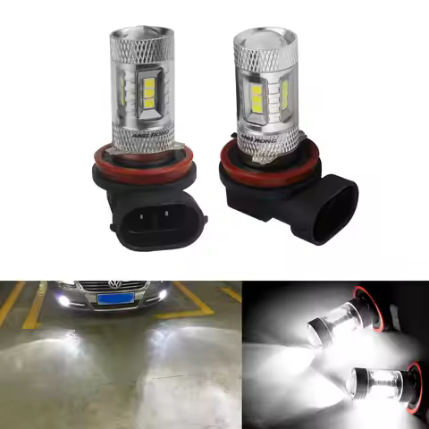 For Mercedes C class W204 H11 H8 15W LED Main Beam Fog Daytime Running Light DRL