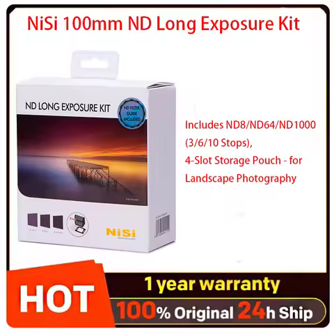 NiSi 82mm Swift True Color VND Kit 1-9 Stops | 1-5 Stops VND Filter with 4-Stop ND | Photography and
