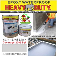 Epoxy Primer / EPOXY undercoat ( 5L ) TILES &amp; CERAMIC HEAVY DUTY PRIMER FLOOR KOSSAN