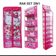 Hanging rack, bag rack set, hijab rack & hanging cosmetic rack