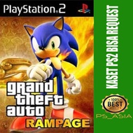 GTA San Andreas Sonic Rampage V4 Kaset PS2