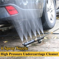High Pressure Washer Undercarriage Cleaner6 Nozzle Garden Cleaning Machine 4000 PSI Water Broom Clea