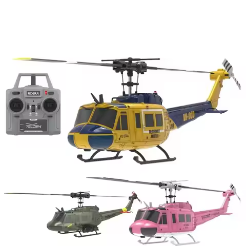 2.4G Hot UH-1 Huey 2.4G remote control helicopter six-channel six-axis gyroscope one-button inverted