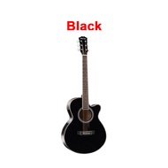 STILLER (DM-40C) 40 Inch Acoustic Guitar Linden Wood Top Side & Back Cutaway | Gitar Akustik Murah 吉