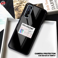 HP HS17 Case Realme 7 - 7 Pro Softcase Glass Kaca - Hardcase 2D Glossy - Protective Phone Case Lates