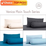 kun®  Venice Plain Series Premium Bed Linen; Pillowcase, Bolster Case, Fitted Bedsheet, Quilt Cover 