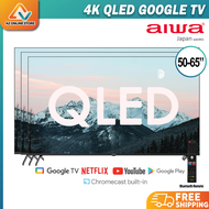 AIWA 50" 55" 65" (120HZ) TV | 4K QLED Google TV | Smart TV I 50 inch | 55 inch | 65 inch I Google Sm