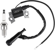 GX160 Ignition Coil with Spark Plug F6TC for Honda GX110 GX120 GX140 GX200 Predator 212cc 224cc 5.5H
