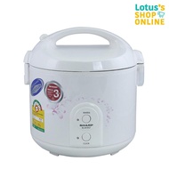 SHARP หม้อหุงข้าวอุ่นทิพย์ 1.8 ลิตร รุ่น KS-R19ST (คละลาย/สี)