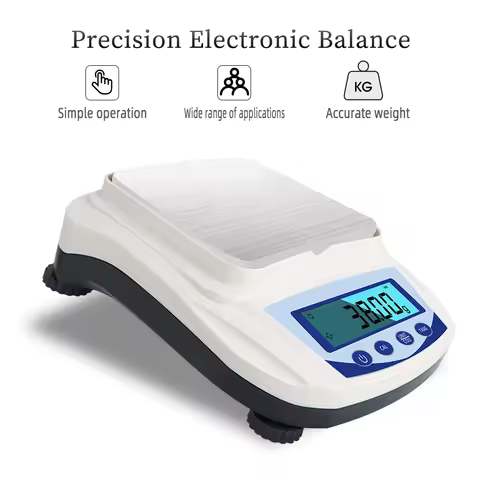 1000g/0.01g Electric Scales High Accuracy Portabl Digital LCD Electric Balance Scale For Foods Gold 