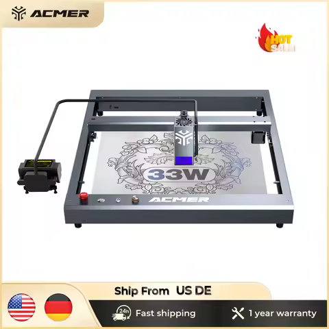 ACMER P2 Laser Engraver With 33W 20W 10W Laser Head Engraving Cutting Machine Woodworking Tools CNC 