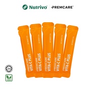 PREMCARE Vita-C Plus 3.5g x 5s | Vitamin C 500mg Immune Booster Supplement Vit E & Orange Juice