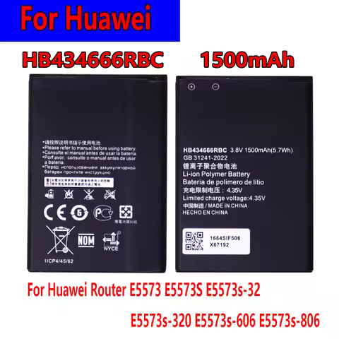 2025year Orginal HB434666RBC 1500mAh Battery For Huawei Router E5573 E5573S E5573s-32 E5573s-320 E55