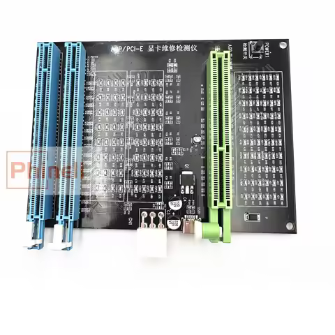 PC AGP PCI-E X16 Dual-use Socket Tester Display Graphics Video Card Checker Tester Graphics Card Dia