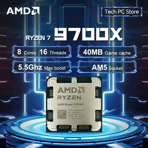 AMD Ryzen 7 9700X 3.8GHz L3=32M DDR5 Processor 65W 8-Core 16-Thread R7 9700X Socket AM5 4NM NEW but 