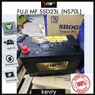 FUJI MF 55D23L NS70L NS70-L 65D23L MAINTENANCE FREE BATTERY EXORA PREVE INSPIRA SUPRIMA MADE IN KORE