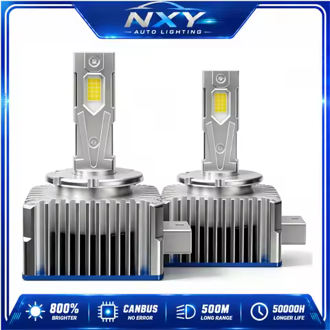 NXY D1S D2S D3S D4S LED Headlight Bulbs 120W Super Bright Car Headlamp D1R D2R D3R D4R Auto Turbo Fa