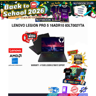 [ผ่อน 0% 10 ด.]LENOVO LEGION PRO 5 16ADR10 83LT002YTA /R7 8745HX/ประกัน 4 Years Legion Ultimate Supp