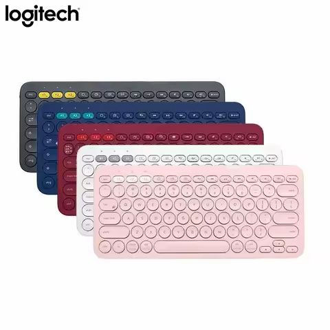 Logitech K380 Compact 84 Keys Bluetooth Multi-Device Keyboard Wireless Portable for IPad Tablet Phon