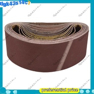【dgk43s14c7】18 Pack Sanding Belts 3X21 Inches(75X533mm) Aluminum Oxide Sanding Belt (3 Each of 60 80