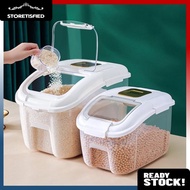 BEKAS BERAS 10 KG | Bekas Simpan Bijirin | Bekas Kekacang | Bekas Beras Transparent | Bekas Cereal |