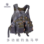 Professional Lure Fishing Vest Multi-pocket Vest Outdoor Multifunctional Travel Adventure Camera Dro