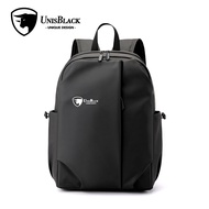 UnisBlack Nylon School Backpack , Beg Sekolah Budak Lelaki , Beg Sekolah Lelaki , Beg Sekolah Peremp